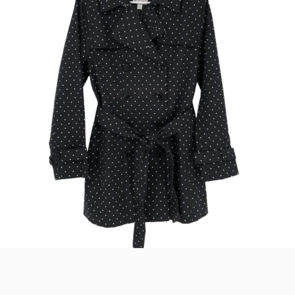 Spanner Polka Dot Trench Coat